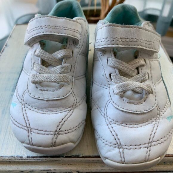 Puma Velcro Mint Green Sneaker Toddler Size 5 - Picture 1 of 8
